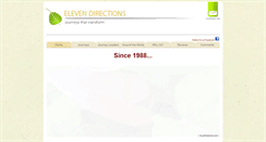 Desktop Screenshot of elevendirections.com